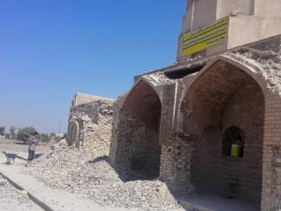  اشتباه پیمانکار دیوار آرامگاه یعقوب لیث صفاری را آوار کرد