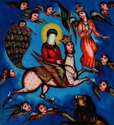 نقش های مورد استفاده در نقاشی پشت شیشه