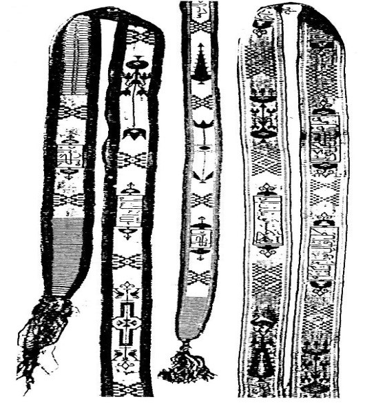 نوارهای کارت بافت ایرانی متعلق به قرن 19 (13 هجری) موجود در موزه تاریخی برن سوئیس