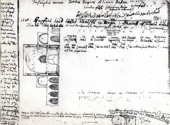 تصویر قدیمی از سردر عالی قاپو