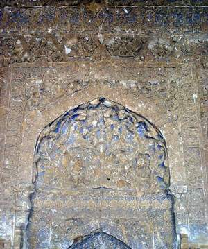 مسجد حیدریه قزوین- برهشته کاری