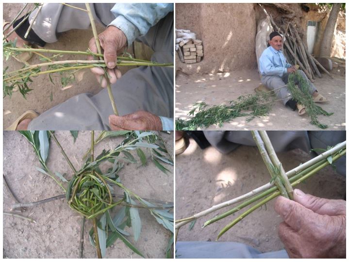 مراحل چلک بافی